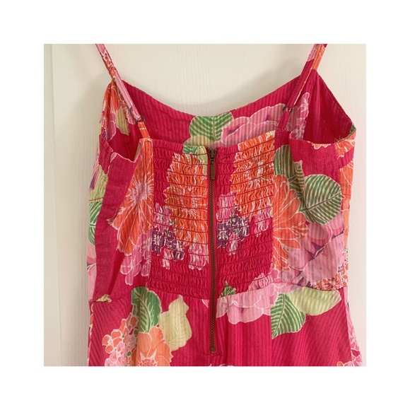 Pink summer floral dress - Picture 2 of 2